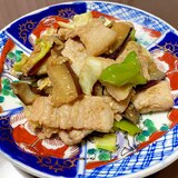 豚バラ肉と野菜のマヨ味噌炒め